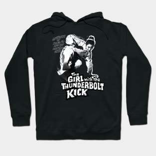 The Girl With the Thunderbolt Kick Hoodie